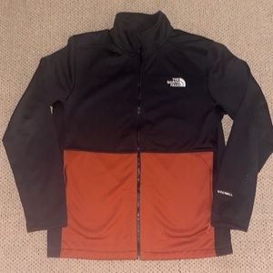 THE NORTH FACE APEX WINDWALL JACKET - Medium - Like New - Rust / Black